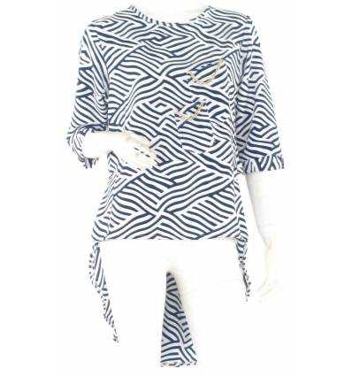 Atasan Chiffon Cewek Lengan 3/4 Nathaniah