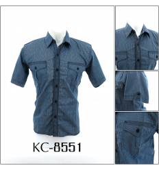 Kemeja Cowok Lengan Pendek John F Gee