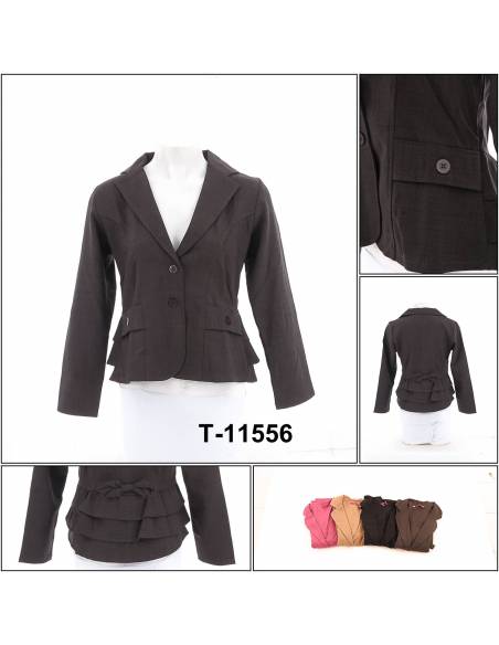 Blazer Cotton Cewek  Lengan Panjang PETER