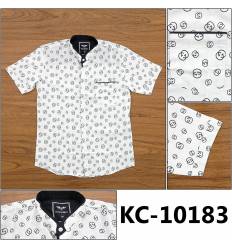 Kemeja Cowok Lengan Pendek Rock Sky