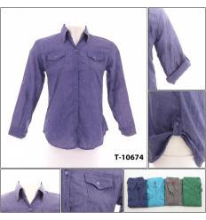 Kemeja Cewek Lengan Panjang Sofia