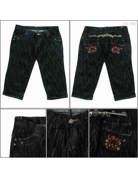 Celana Pendek Jeans Cewek Beauty Blue