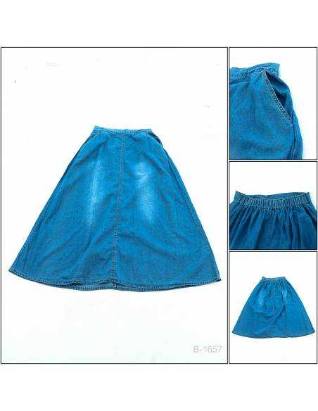 Rok Panjang Jeans Cewek Webe