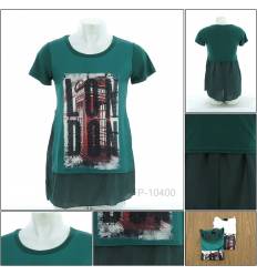 Kaos Oblong Cewek Lengan Pendek BEAU