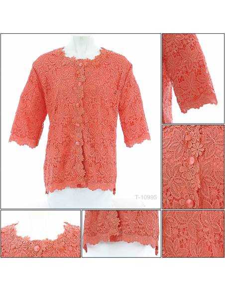 Atasan Brokat Cewek Lengan 3/4 AURUM