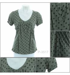 Kaos Oblong Cewek Lengan Pendek  INCH