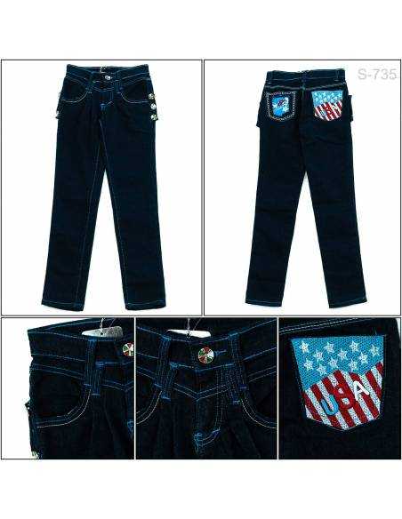 Celana Panjang Jeans Anak Cewek Za&Ra