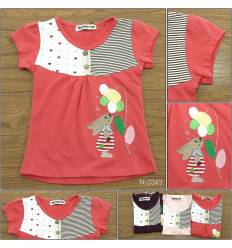 Kaos Oblong Cewek Lengan Pendek jeenee