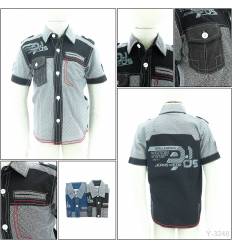 Kemeja Anak Cowok Lenga Pendek Stingray