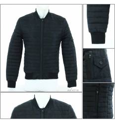 Jaket Parasit Hitam Cowok ALPHEUS Size L,XL,2L