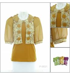 Kaos Cewek Bermodel Lengan Pendek E-Just