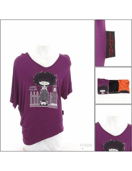 Kaos Cewek Bergambar Lengan Pendek Lumeire Kaos Cewek Bergambar Lengan Pendek Lumeire