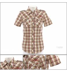 Kemeja Cewek Lengan Pendek Halga