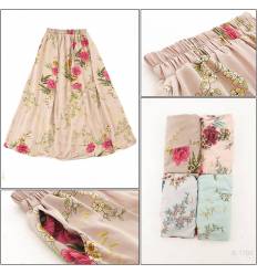 Rok Panjang Cewek Motif Bunga Monggi