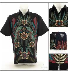 Kemeja Batik Cowok Lengan Pendek Colombus M-XL