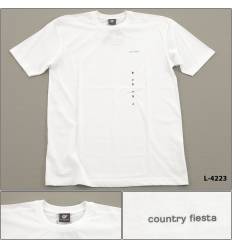 Kaos Oblong Cowok Putih Lengan Pendek Country Fiesta S-XL
