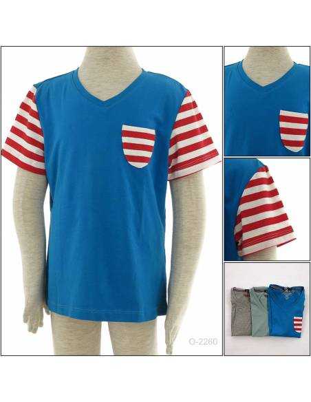 Kaos Oblong Anak Cowok Lengan Pendek KCC 10-12