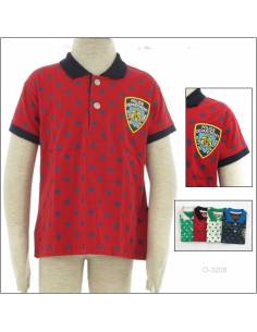 Kaos Kerah Anak Cowok Lengan Pendek Remval 6-8