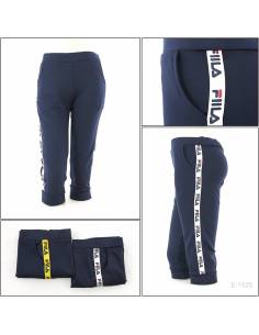 Celana Pendek 5/6 Cewek Katun Biru Saya XL