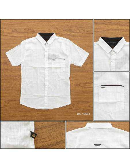 Kemeja Cowok Lengan Pendek Top Ten M-XL