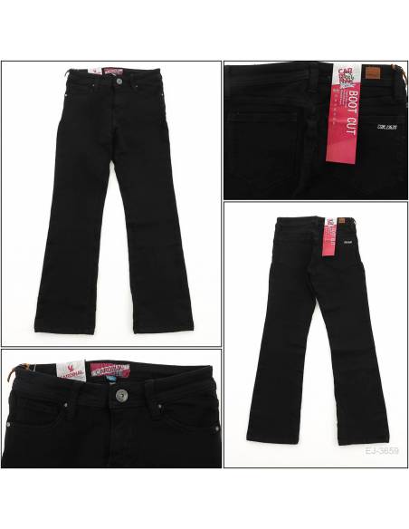 Celana Boot Cut/ Celana Panjang Jeans Cewek Hitam Cardinal S-2XL