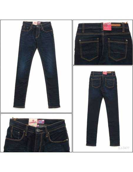 Celana Panjang Jeans Cewek Biru Tua Cardinal S-L