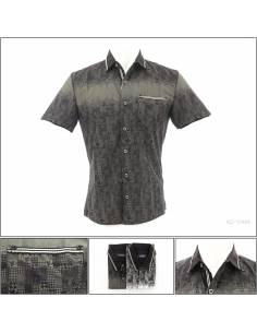 Kemeja Cowok  Regular Lengan Pendek Maxmillian M-XL