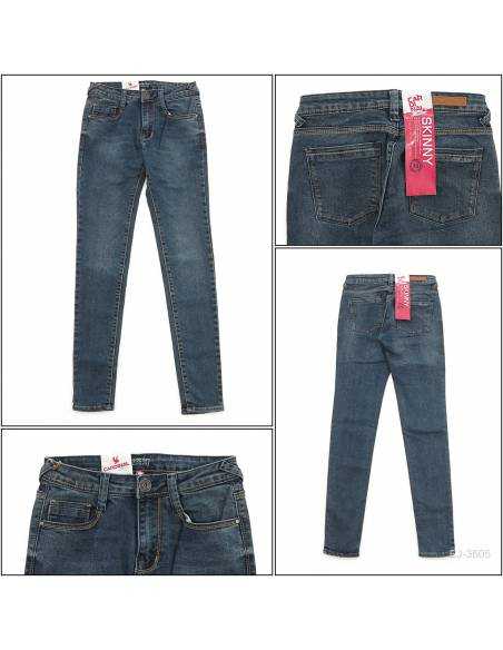 Celana Jeans Panjang Cewek Skinny Fit Biru Tua Cardinal S-XL