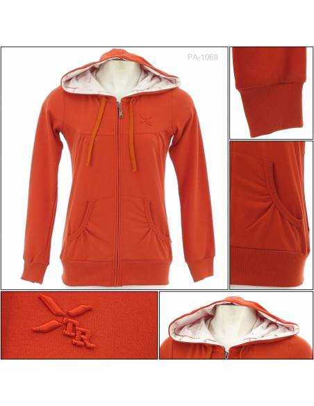 Jaket Jumper Hoodie Cewek Xe'tra S-XL