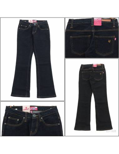 Celana Boot Cut/Celana Jeans Panjang Cewek Biru Tua Cardinal S-XL