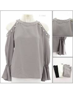 Atasan Cewek Sabrina Lengan Panjang Kukky Top All Size