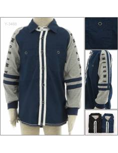 Kemeja Anak Cowok Lengan Panjang Maxmillian 10-12