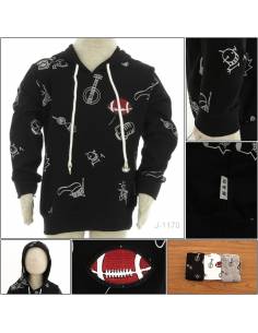 Jaket Hoodie Katun Anak Cowok Yikamai 9 - 13