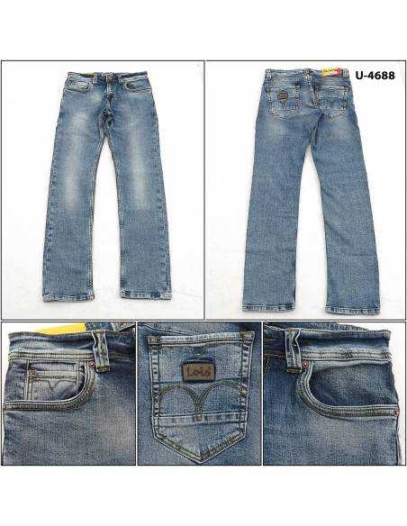 Celana Panjang Jeans Cowok Biru Lois 29-34