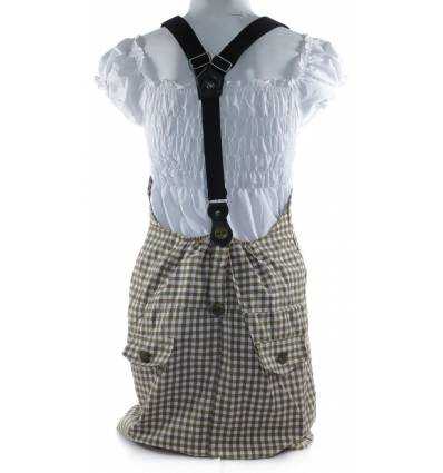 Dress Cewek Overall Miss Pink All Size