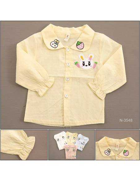 T-shirt/Atasan Anak Cewek Lengan Panjang YueChenBeiBei  L-3XL