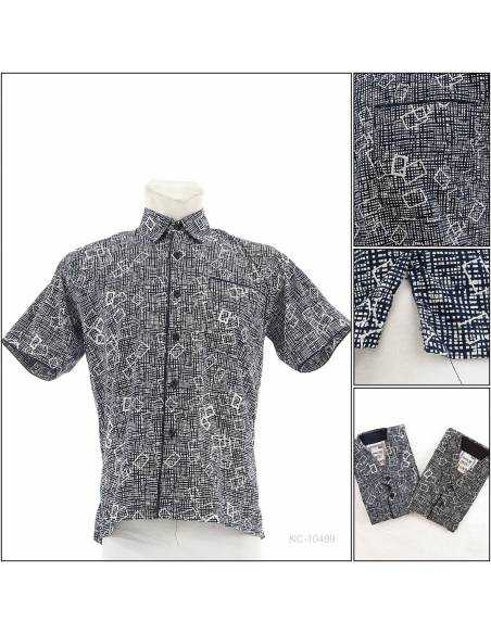 Kemeja Cowok Regular Lengan Pendek John F Gee M-XL