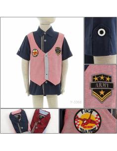 Kemeja Anak Cowok Lengan Pendek Benri 5-9