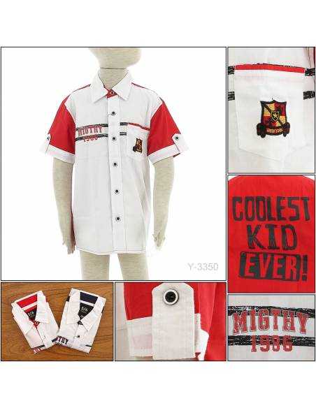 Kemeja Anak Cowok Lengan Pendek Benri 5-9