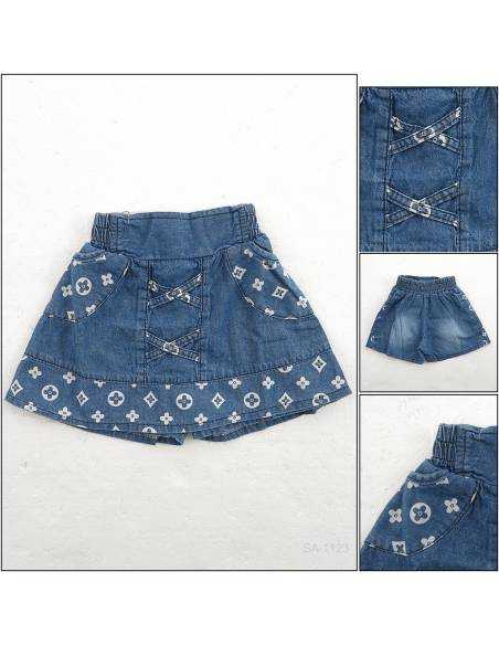 Celana Pendek Jeans Anak Cewek Viely 2-3