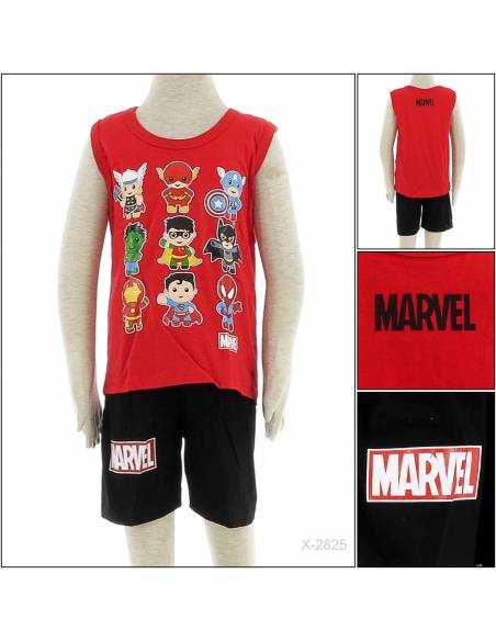 Setelan Kaos Anak Cowok Tanpa Lengan Babies L