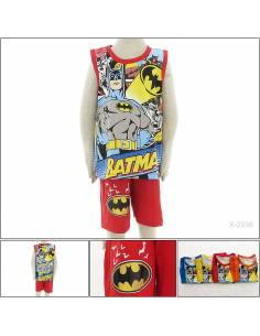 Setelan Kaos Anak Cowok Tanpa Lengan Design Toon 12-14