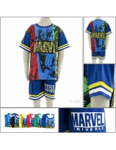 Setelan Kaos Anak Cowok Lengan Pendek Design Toon 10-14