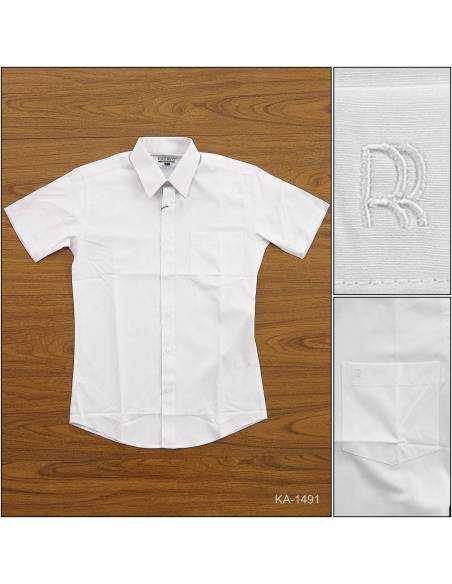 Kemeja Formal Cowok Slim Fit Lengan Pendek Rita Ricci 14,5-16