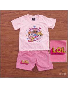 Setelan Anak Cewek/Children Clothes Lengan Pendek Pink...