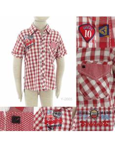 Kemeja Anak Cowok Lengan Pendek Topten 9-10