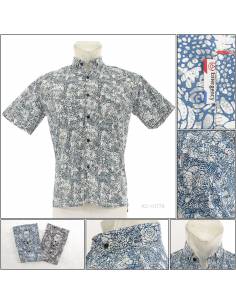 Kemeja Cowok Slim Fit Lengan Pendek Emergency M-XL