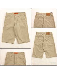 Celana Pendek Cowok Coklat Muda Lea 30-38