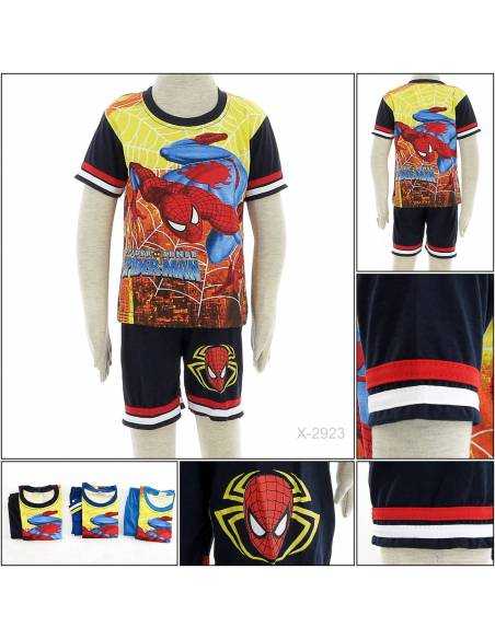 Setelan Kaos Anak Cowok Lengan Pendek Design Toon 4-8