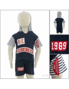 Setelan Kaos Anak Cowok Lengan Pendek Audi All Size